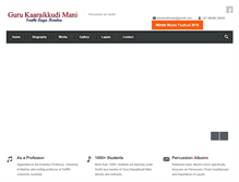 Tablet Screenshot of karaikudirmani.com